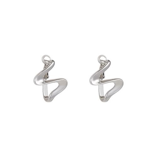 Zinc Alloy Leverback Earring, fashion jewelry & for woman & hollow, original color 