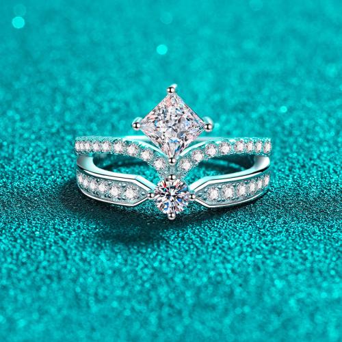 Argent sterling 925 bague, couronne, différents matériaux pour le choix & normes différentes pour le choix & pour femme Vendu par PC