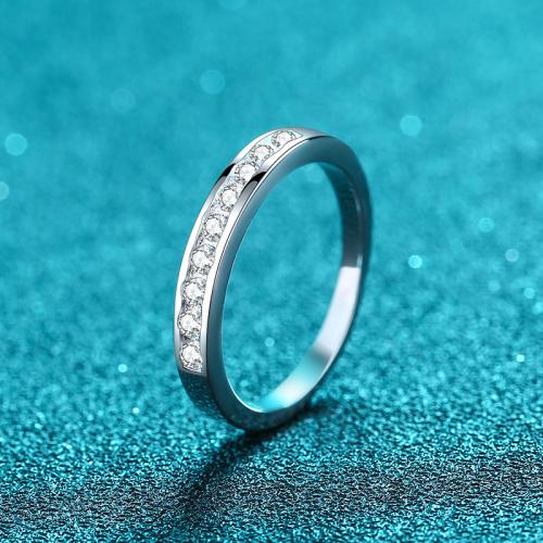 Argent sterling 925 bague, avec Moissanite, normes différentes pour le choix & pour femme .5-9, Vendu par PC