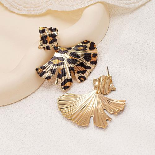 Zinc Alloy Drop Earring, plated, for woman, gold 