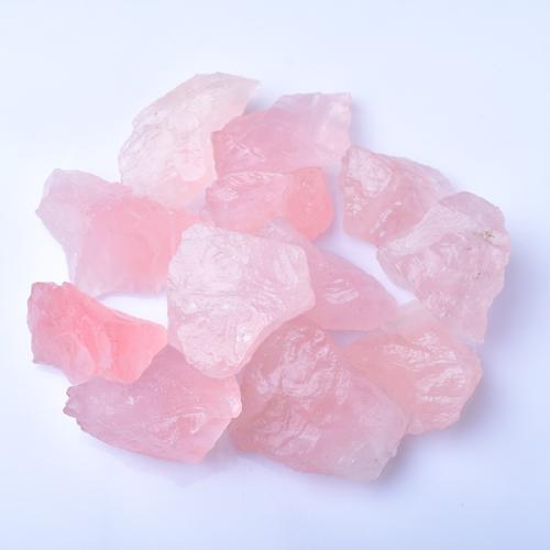 Rose Quartz Rough Stone, irregular 