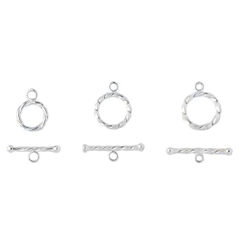 Fermoir cabillot en argent sterling, Argent sterling 925, DIY & normes différentes pour le choix, Vendu par fixé