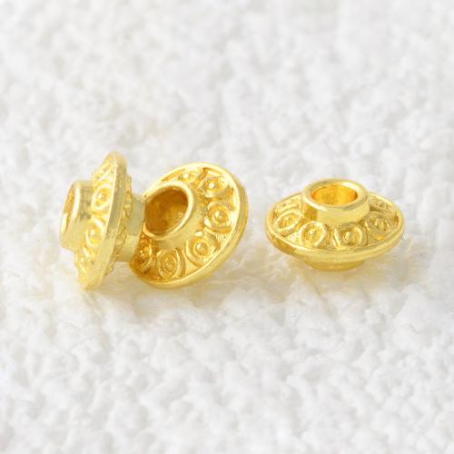 Zinc Alloy Jewelry Beads, plated, DIY, golden Approx 1.7mm 