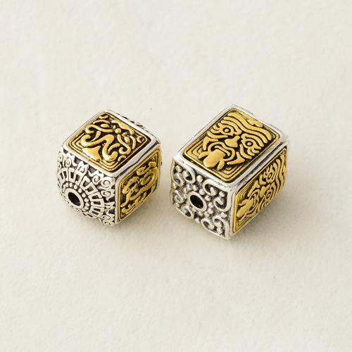 Zinc Alloy Jewelry Beads, plated, DIY silver color 