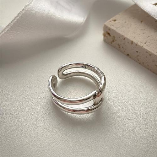 Sterling Silver Finger Ring, 925 Sterling Silver, fashion jewelry & for woman US Ring 