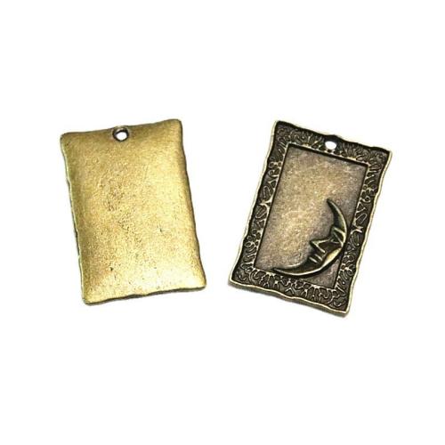 Zinc Alloy Jewelry Pendants, antique brass color plated, DIY 