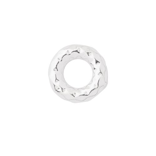 925er Sterling Silber Verbindungsring, Kreisring, DIY, 8x2mm, Bohrung:ca. 3.8mm, verkauft von PC[