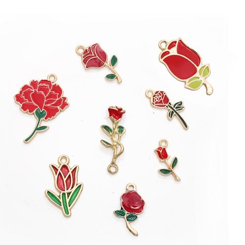 Zinc Alloy Enamel Pendants, DIY [