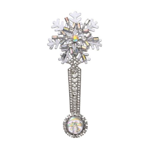 Rhinestone Zinc Alloy Brooch, fashion jewelry & for woman & with rhinestone 