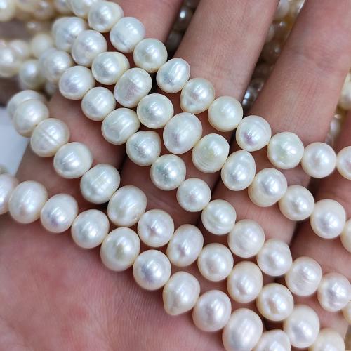 Potato Cultured Freshwater Pearl Beads, DIY, white mm Approx 38 cm 