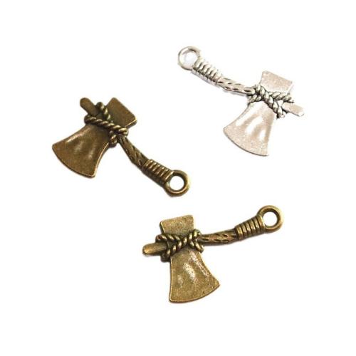 Zinc Alloy Tool Pendants, Axe, plated, DIY [