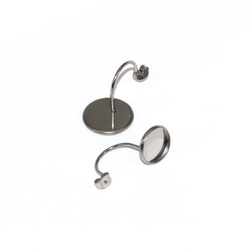 Stainless Steel Ear Nut Component, 304 Stainless Steel, DIY original color 