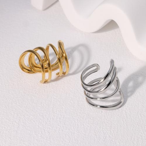 Edelstahl Fingerring, 304 Edelstahl, Modeschmuck & für Frau, keine, verkauft von PC