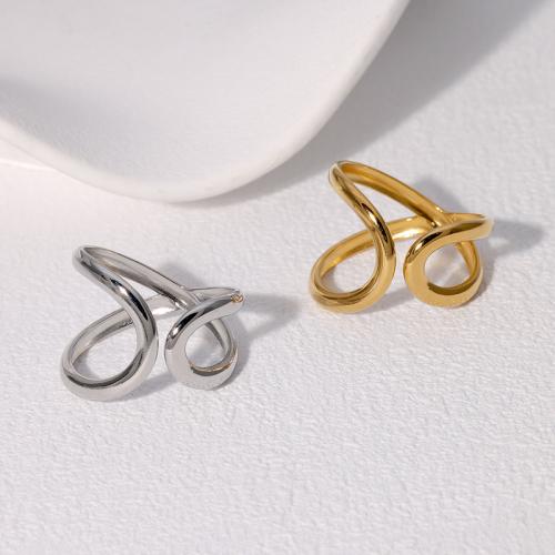 Edelstahl Fingerring, 304 Edelstahl, Modeschmuck & für Frau, keine, verkauft von PC