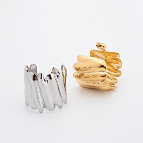 Stainless Steel Stud Earring, 304 Stainless Steel, Vacuum Ion Plating, fashion jewelry & for woman 