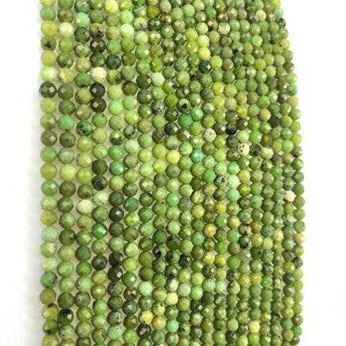 Jade Canada Bead, DIY & faceted, green Approx 38 cm 