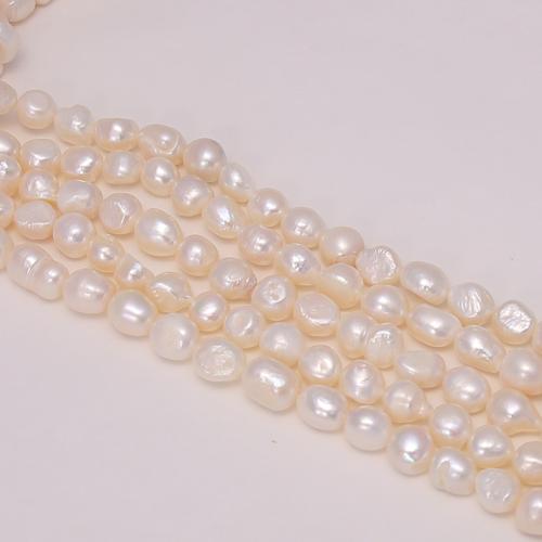 Baroque Cultured Freshwater Pearl Beads, DIY, white mm Approx 38 cm 