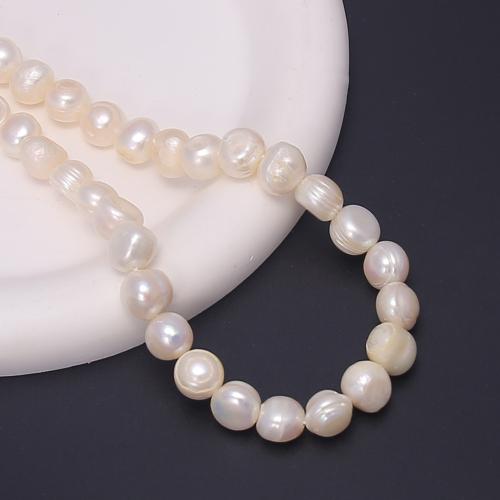 Keshi Cultured Freshwater Pearl Beads, DIY, white mm cm 