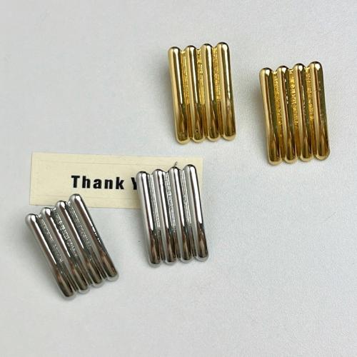 Zinc Alloy Stud Earring, plated, fashion jewelry & for woman 