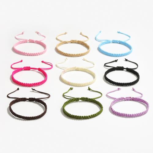 Laine cordon Bracelet, Nylon polypropylène, Style bohème & unisexe, plus de couleurs à choisir, Vendu par PC