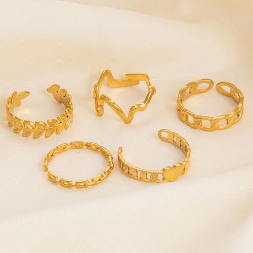 Edelstahl Fingerring, 304 Edelstahl, Modeschmuck & verschiedene Stile für Wahl & für Frau, keine, verkauft von PC