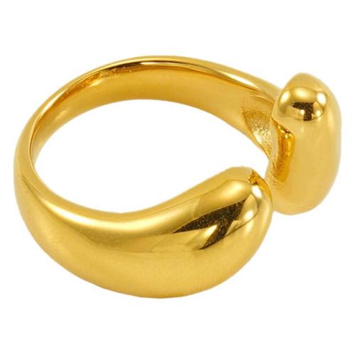 Edelstahl Fingerring, 304 Edelstahl, 18K vergoldet, Modeschmuck & für Frau, verkauft von PC