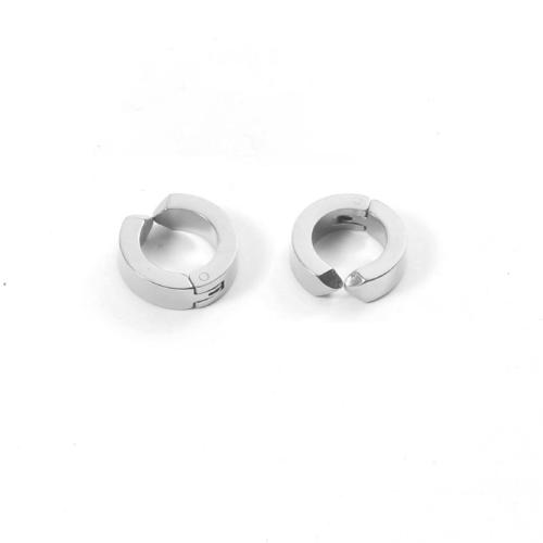 Stainless Steel Clip Earrings, 304 Stainless Steel, plated, fashion jewelry & for woman 