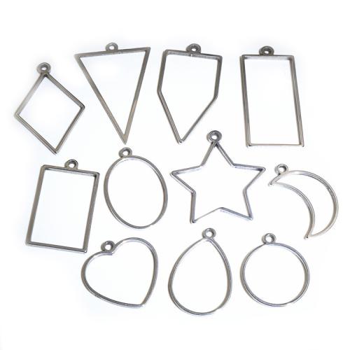 Stainless Steel Pendants, 304 Stainless Steel, DIY original color 