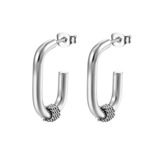 Stainless Steel Stud Earring, 304 Stainless Steel, fashion jewelry & for woman 