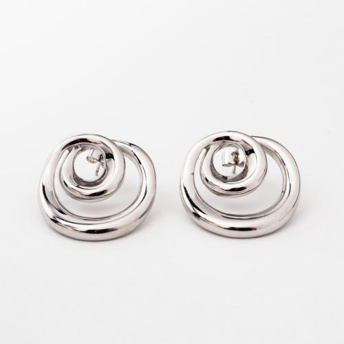 Stainless Steel Stud Earring, 304 Stainless Steel, Vacuum Ion Plating, fashion jewelry & for woman & hollow 