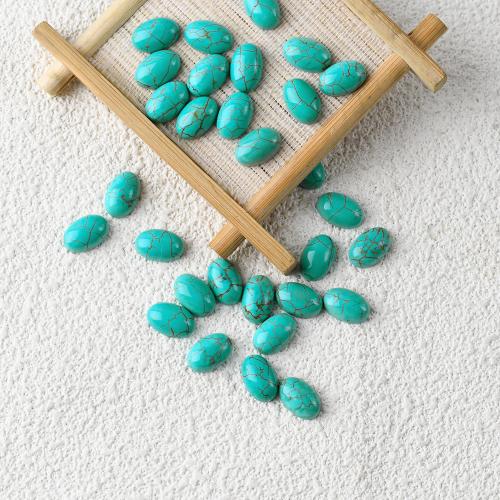 Cabochon turquoise naturelle, ovale, DIY & normes différentes pour le choix, Vendu par PC