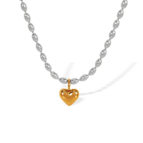 Stainless Steel Jewelry Necklace, 304 Stainless Steel, with 4cm extender chain, plated, fashion jewelry & for woman cm 