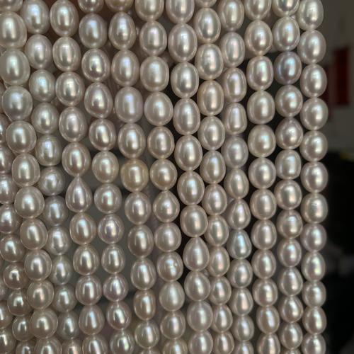 Rice Cultured Freshwater Pearl Beads, DIY .5-7mm Approx 38 cm [