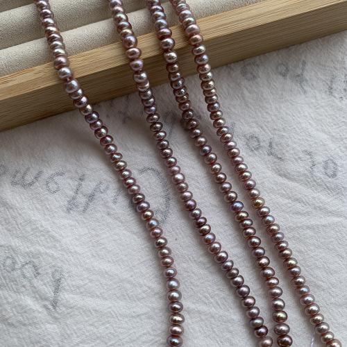 Potato Cultured Freshwater Pearl Beads, DIY, purple .5mm Approx 38 cm [