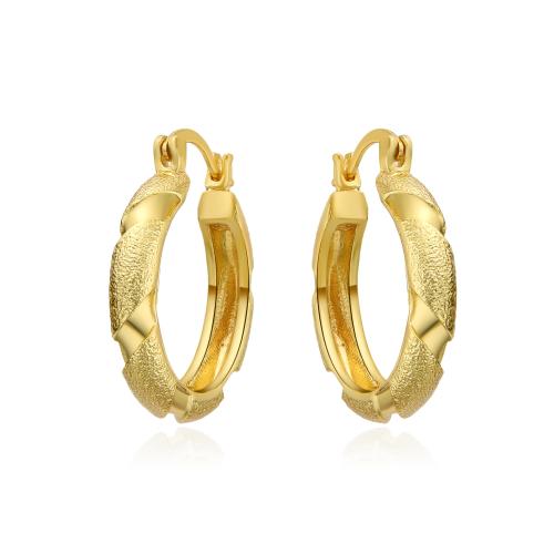 Brass Drop Earring, plated, fashion jewelry & for woman 