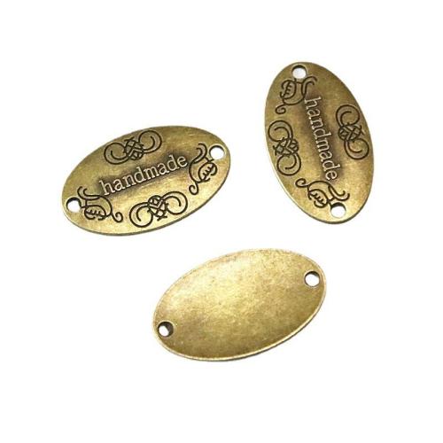 Zinc Alloy Charm Connector, antique bronze color plated, DIY & 1/1 loop 