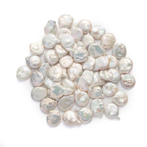 Baroque Cultured Freshwater Pearl Beads, DIY, white, 17mm 