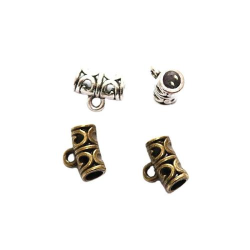 Zinc Alloy Bail Beads, plated, DIY [