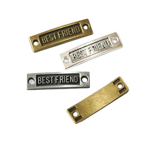 Zinc Alloy Charm Connector, plated, DIY & 1/1 loop [