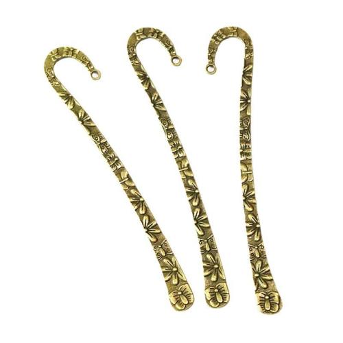 Hair Stick, Zinc Alloy, antique bronze color plated, double-sided 