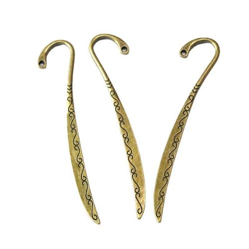 Hair Stick, Zinc Alloy, antique bronze color plated, double-sided 