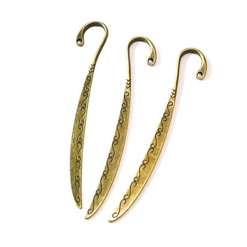 Hair Stick, Zinc Alloy, antique bronze color plated, double-sided 