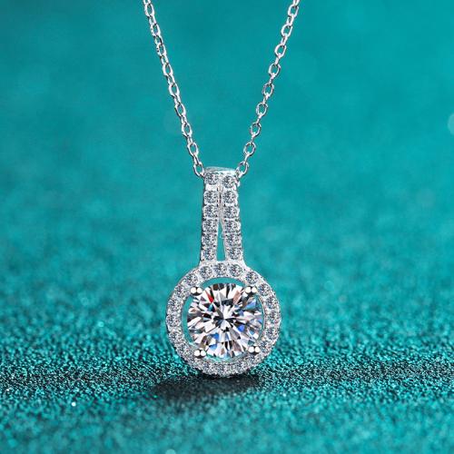 Argent sterling 925 collier, Rond, Chaîne transversale & styles différents pour le choix & pour femme Environ 18 pouce, Vendu par PC