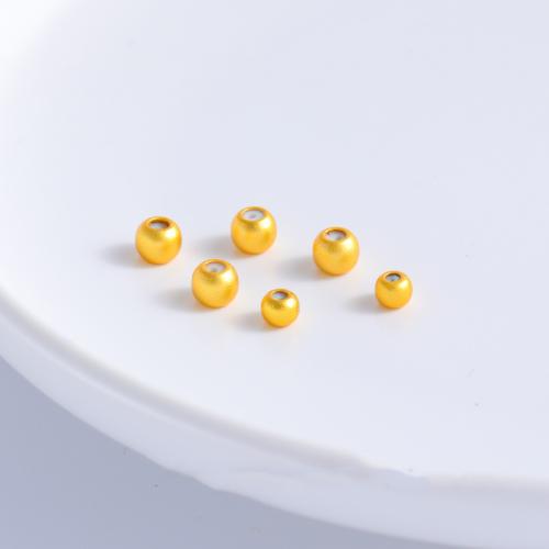 Brass Positioning Bead, with Silicone, gold color plated, DIY 