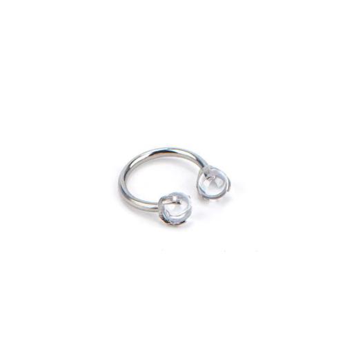 Joyería de Piercing de nariz de acero inoxidable, acero inoxidable 304, diverso tamaño para la opción & micro arcilla de zirconia cúbica & para mujer, más colores para la opción, Vendido por UD