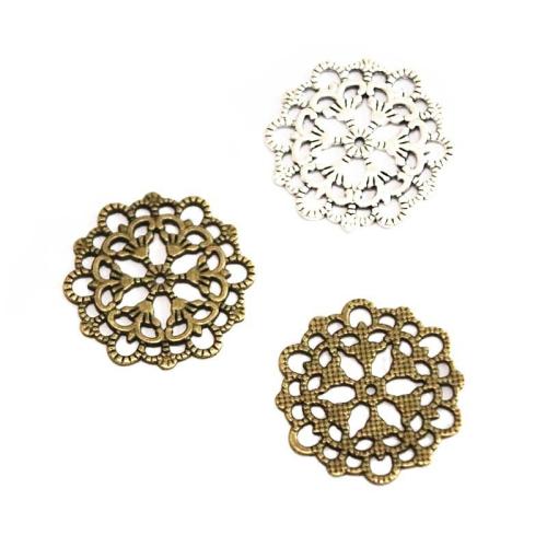 Zinc Alloy Hollow Pendants, plated, DIY 29mm 