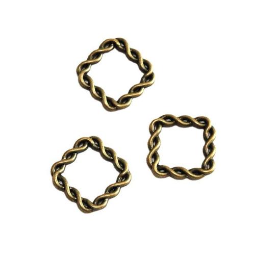 Zinc Alloy Linking Ring, antique bronze color plated, DIY [