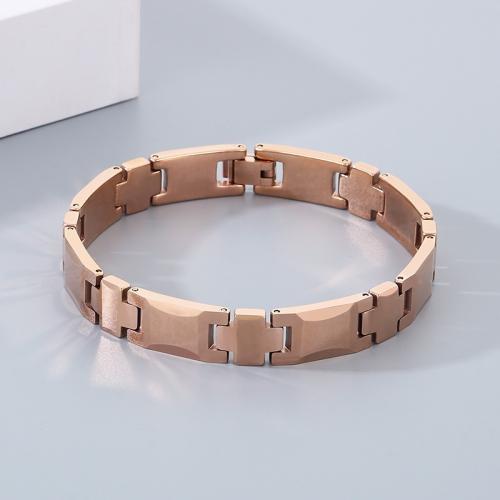 Laine cordon Bracelet, Acier de tungstène, Placage, pour homme, plus de couleurs à choisir cm, Vendu par PC