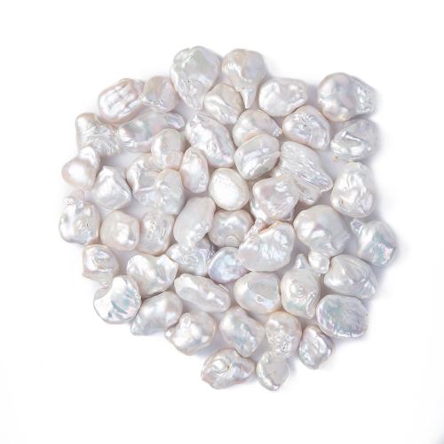 Baroque Cultured Freshwater Pearl Beads, DIY, white mm 