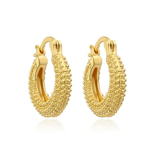 Brass Drop Earring, plated, fashion jewelry & for woman 